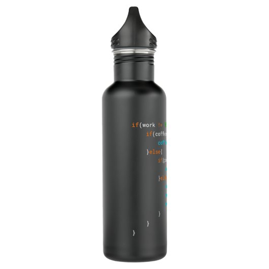 Bouteille D'eau Drôle Java Programmer Coffee Coding Cadeau Pour Co (Gauche)