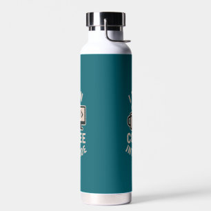 Bouteille D'eau Drôle, Je Transforme Le Café En Code