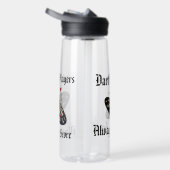 Bouteille D'eau Drôle Joueurs de fléchettes, (Droite)
