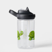 Bouteille D'eau Drôle Joyeux dessin sur la tortue (Arrière Complet)