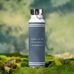 Bouteille D'eau Drôle larmes de mes adversaires de la typographie<br><div class="desc">Amusante tasse à café moderne lisant LARMES DE MES OPPOSANTS PICKLEBALL dans un design de typographie minimaliste tendance.</div>