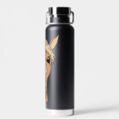 Bouteille D'eau Drôle Llama Ne touche pas Je crache (Arrière)