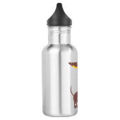 Bouteille D'eau Drôle mignon dachshund pour parent chien long (Gauche)