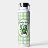 Bouteille D'eau Drôle mignon sucré comme chatons Pickleball (Arrière)