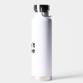 Bouteille D'eau Drôle moderne de dire ne me @ pas (Gauche)