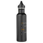Bouteille D'eau Drôle Programmeur Cadeau De Café Pour Codeurs Pull (Gauche)