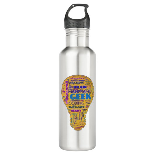 Bouteille D'eau Drôle Tech Humour Geek - Coders Cadeau (Devant)