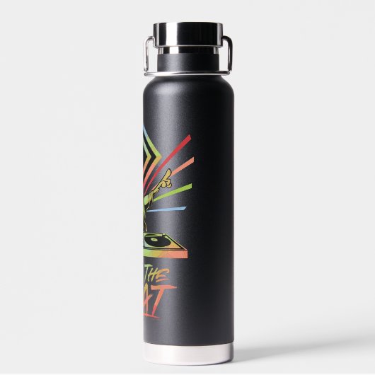 Bouteille D'eau Drop the Beat : DJ Scooby-Doo (Arrière)