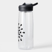 Bouteille D'eau Drops noirs (Gauche)