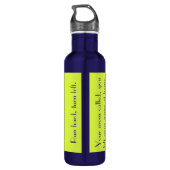 Bouteille d'eau du base-ball (Dos)