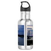 Bouteille d'eau du coucher de soleil du port de Fo (Dos)