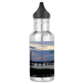 Bouteille d'eau du coucher de soleil du port de Fo (Gauche)