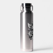 Bouteille d'eau du crâne floral (Avant)