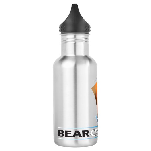 Bouteille d'eau du logo BearCruise.com (Gauche)