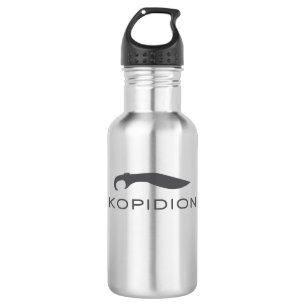 Bouteille d'eau du logo de l'épée Kopidia