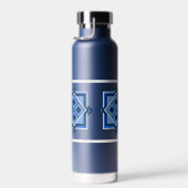 Bouteille d'eau du Motif Carré géométrique (Plage)