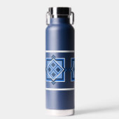 Bouteille d'eau du Motif Carré géométrique (Avant)