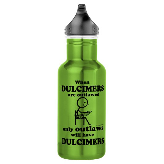 Bouteille D'eau Dulcimers interdit (Droite)