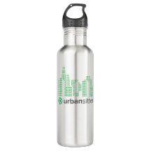 Bouteille d'eau d'UrbanSitter (24 onces), acier