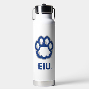Bouteille D'eau Eastern Illinois Panthers Empreinte de patte & EIU
