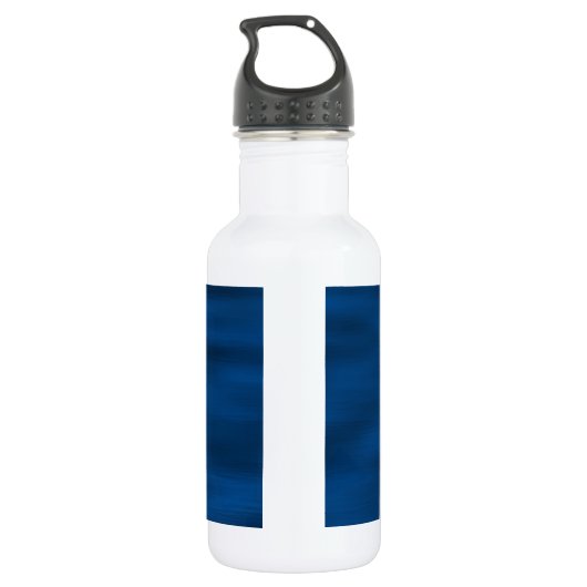 Bouteille D'eau Eau Bleue Foncé Ondes (Dos)