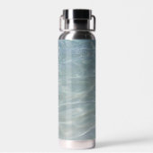 Bouteille D'eau Eau des Caraïbes Bleu Abstrait Nature (Arrière)