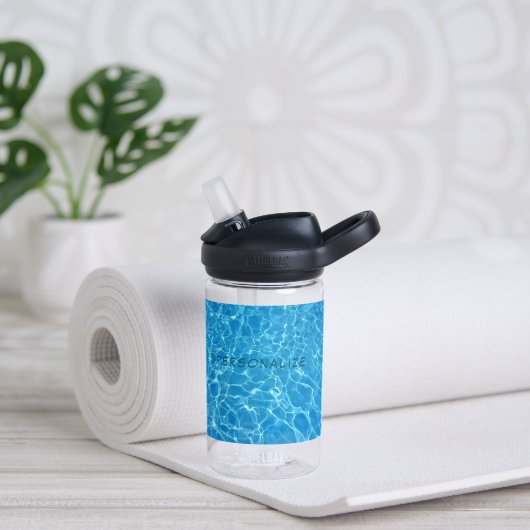 Bouteille D'eau Eau Turquoise (Yoga (pivoté))