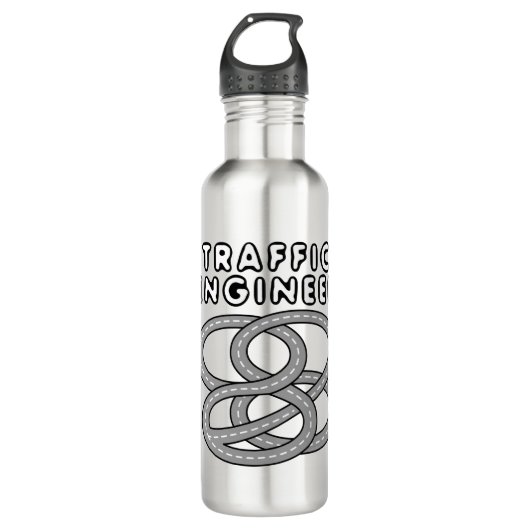 Bouteille D'eau Échange routier du mécanicien de route (Devant)