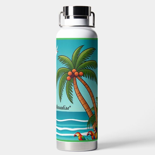 Bouteille D'eau "Échapper À La Sérénité" (Plage)