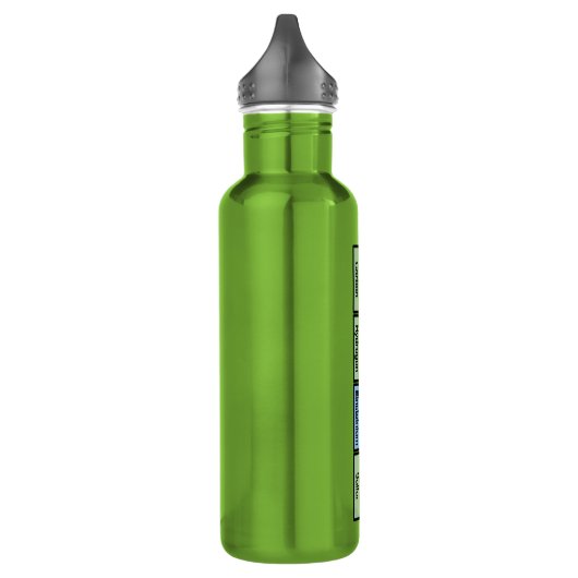 Bouteille D'eau Échecs faits d'éléments (Gauche)