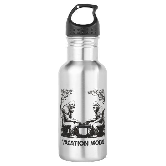Bouteille D'eau Échecs mode Vacances Bigfoot (Devant)