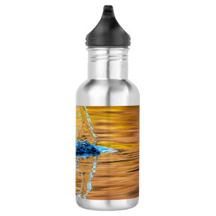 Bouteille D'eau Éclaboussure un soir d'automne