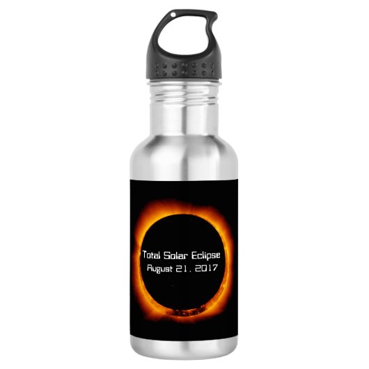 Bouteille D'eau Éclipse solaire totale 2017 (Devant)