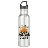 Bouteille D'eau Éclipse solaire totale 2024 (Devant)