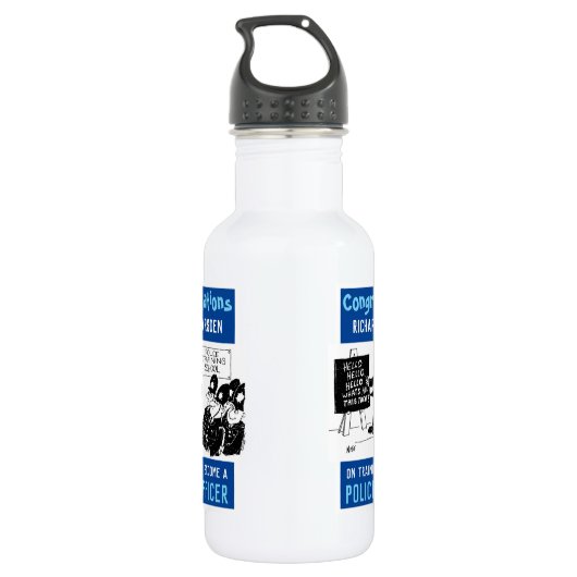 Bouteille D'eau École de police (Dos)