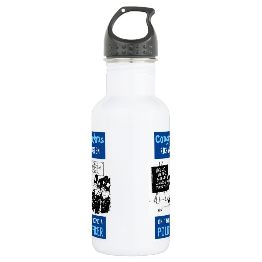 Bouteille D'eau École de police (Devant)