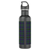 Bouteille D'eau Ecosse Clan Wood Crest & Tartan (Dos)