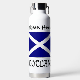 Bouteille D'eau Écosse et drapeau écossais personnalisés