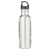 Bouteille D'eau Écouter de la musique sur les écouteurs Psychédéli (Dos)