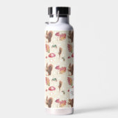 Bouteille D'eau Écureuils et tabourets Motif d'automne personnalis (Plage)