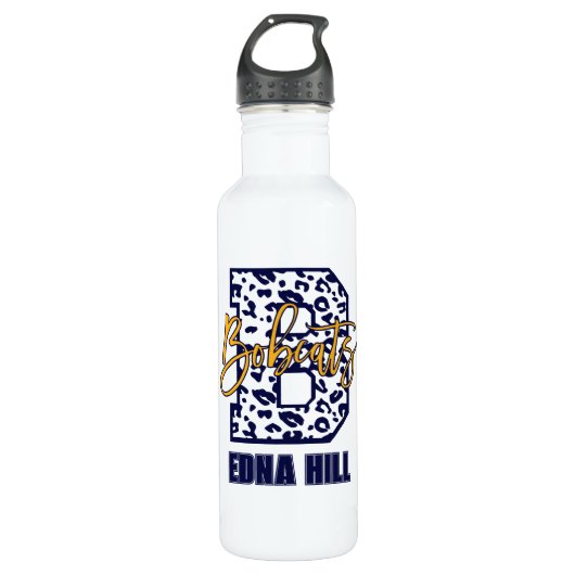 Bouteille D'eau Edna Hill "B" Bobcats Water Bottle (Devant)