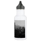 Bouteille D'eau Effet Bois noir et blanc NYC (Droite)