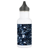 Bouteille D'eau Effet Diamant bleu profond (Gauche)