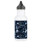 Bouteille D'eau Effet Diamant bleu profond (Droite)