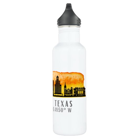 Bouteille D'eau El Paso Skyline Latitude et Longitude (Droite)
