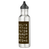 Bouteille D'eau Elder Futhark Runes (Droite)