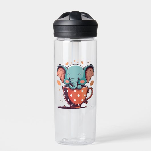 Bouteille D'eau Élégance de l'éléphant (Extérieur)