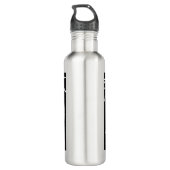 Bouteille D'eau Elégance du dragon celtique : Tatt Abstrait noir e (Dos)