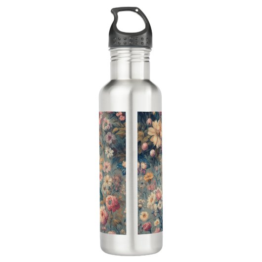 Bouteille D'eau Élégance florale (Dos)