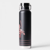 Bouteille D'eau Élégant Baseball Nom de script personnalisé (Arrière)